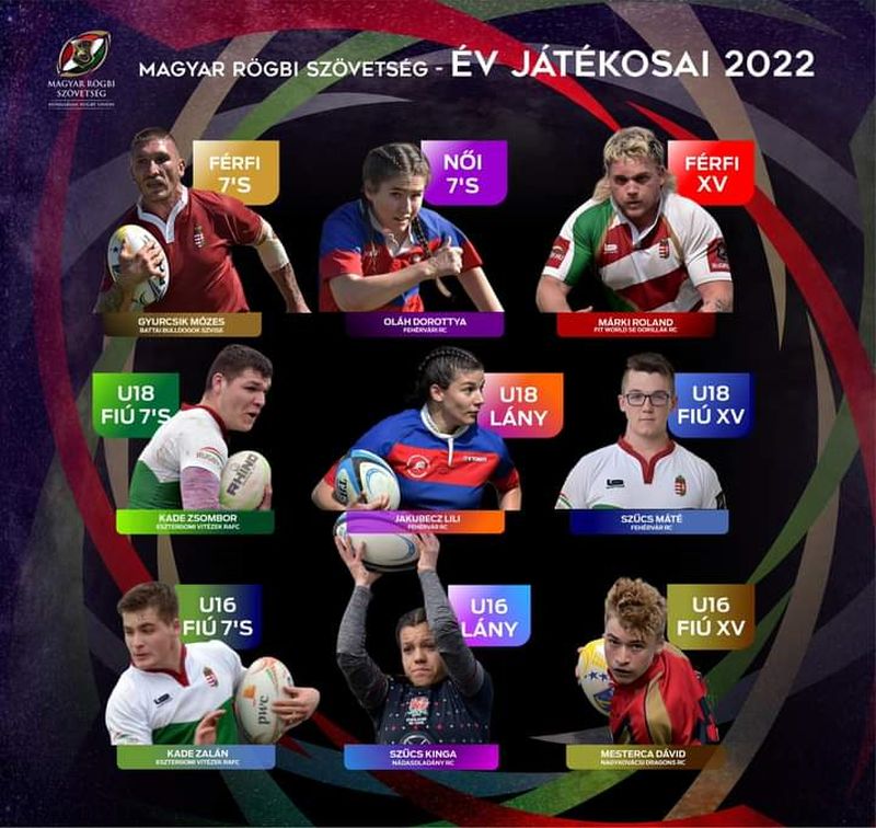 Négy fehérvári játékos is az Év sportolója a rögbi sportág kategóriáiban